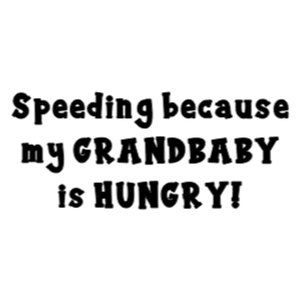 Grandma Speeding Decal